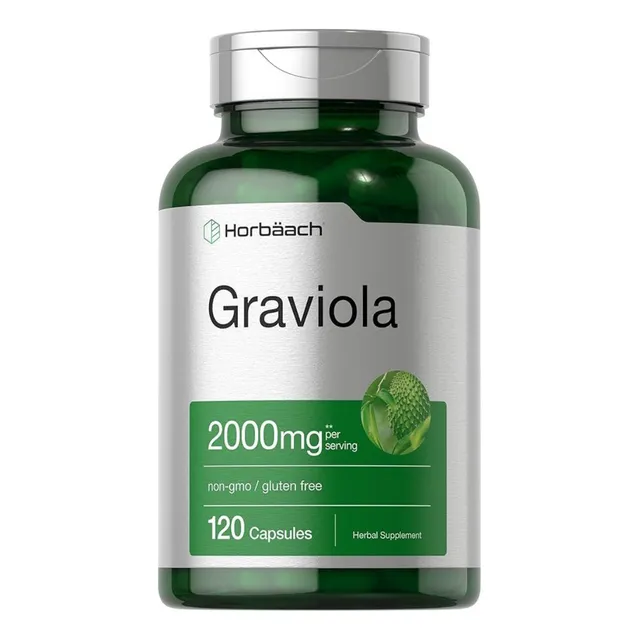 Graviola / Guanábana 2000mg 120 Cápsulas Horbaach
