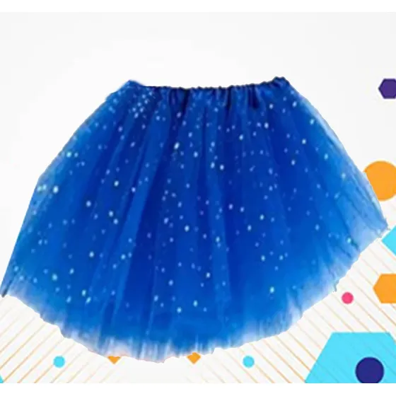 Tutus Escarchado De Colores Niñas Una Capa De Tul Y Satin 