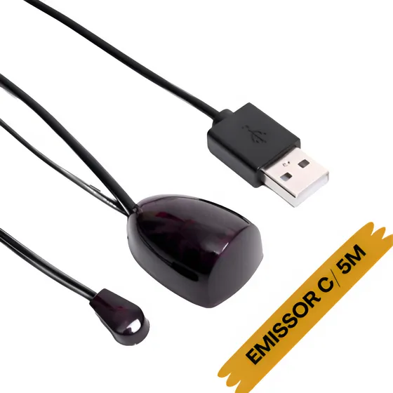 Extensor Repetidor Controle Remoto Ir 5m Infravermelho Usb
