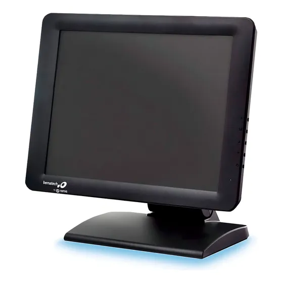 Monitor Bematech CM-15 H 15 " 127/220V Cor Preto