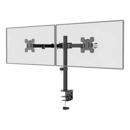 Soporte Monitor Doble Brazo Elevador Horizontal Escritorio Base Doble Monitor Qatarshop Soporte Monitor Doble Escritorio Brazo Elevador Brazo Monitor Soporte Doble Para Escritorio Base Doble Monitor