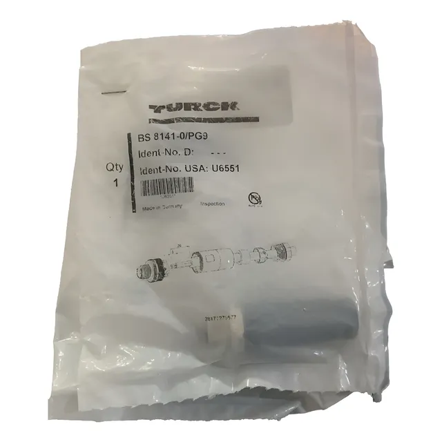 Bs 8141-0/pg9 U6551 Conector Para Sensor Turck