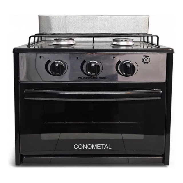 Anafe Cocina 2 Hornallas Con Horno Gas Envasado Premium