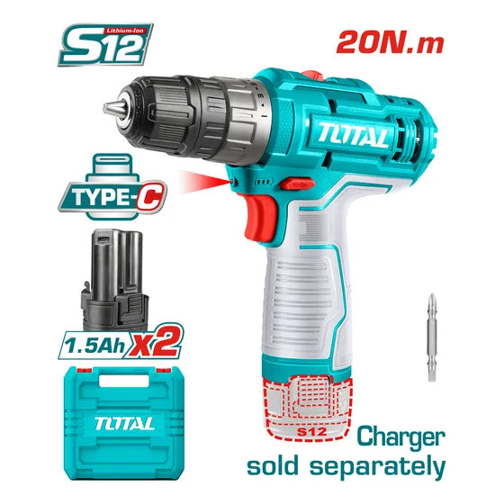 Taladro Inalambrico 12v 3/8'' Total