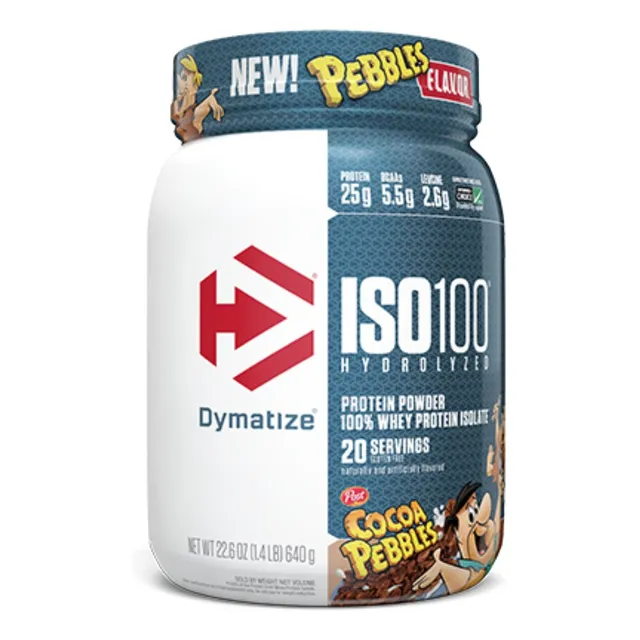 Suplemento Dymatize Whey ISO-100 Sabor Cocoa Pebbles de 640g Polvo