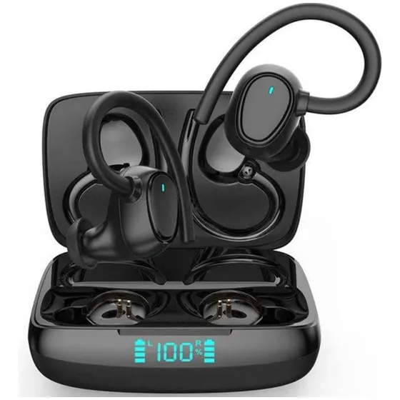 Gancho Oido Prueba Agua Inalambrico 5.3 Auricular Tws Led