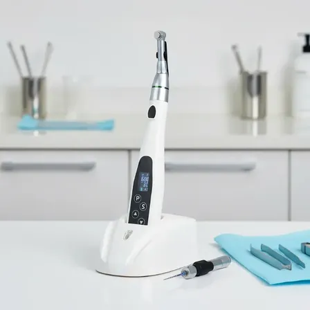 Motor Endodontia Reciprocante Led 16:1 Sem Fio Contra Angulo