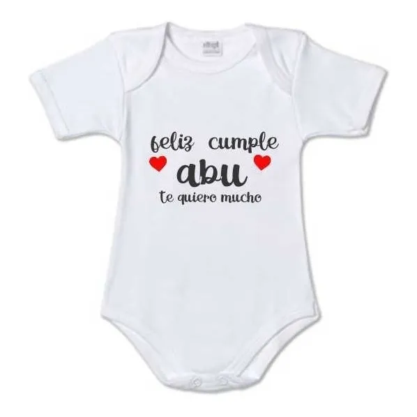 Body Abuela Regalo Cumpleaños Body Modal Personalizado