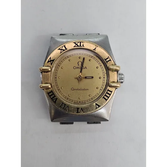 Caja Reloj Omega Costellacion Agua Dorado Dorado