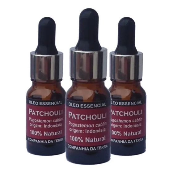 Óleo Essencial Patchouli 10ml Cia Da Terra