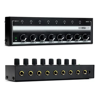 Y Mini Amplificador De Auriculares Estéreo De 8 Canales Con Y Mini Amplificador De Auriculares Estéreo De 8 Canales Con