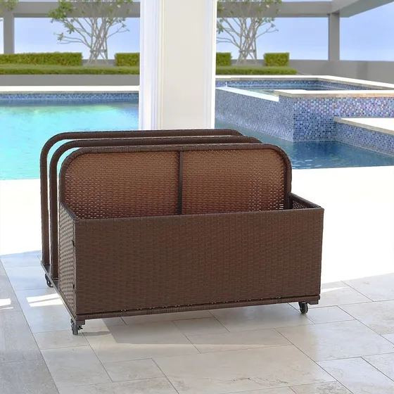 Barton Organizadore Mueble Mimbre Para Patio Acampar