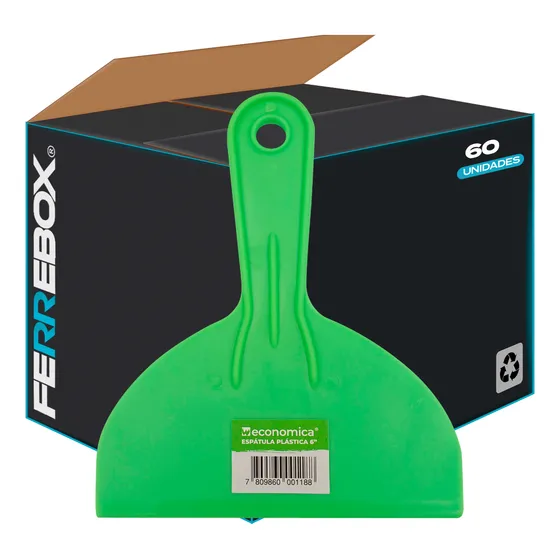 60 Espatulas Plastica 6  | Wesser