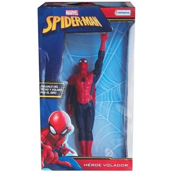 Muñeco Spiderman Volador Con Capa Tapimovil