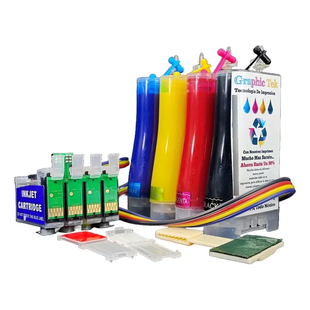 Sistema De Tinta Continua Compatible Epson Wf840 Wf845 Wf630