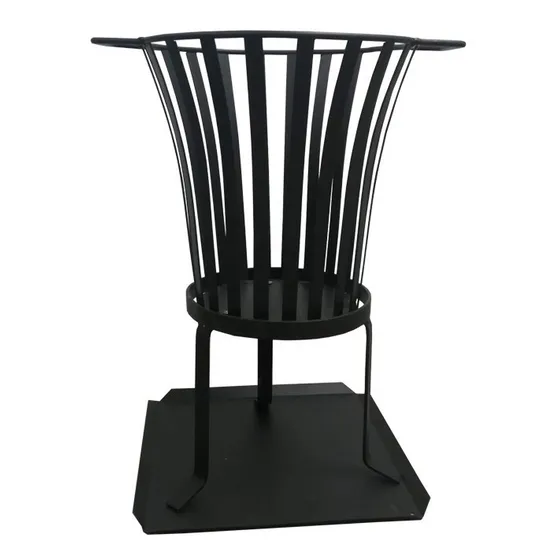 Brasero En Hierro 60cm De Alto, Boca 37cm