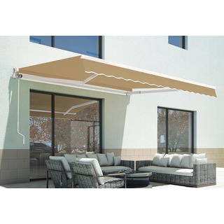 Toldo Retráctil Manual Exterior Poliéster Aire Libre 2.5mx2m Toldo Retráctil Manual Exterior Poliéster Aire Libre 2.5mx2m