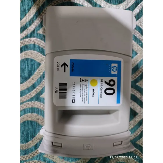 Vacío Virgen Cartucho Tinta 90 Plotter Yellow C5064a Caracas
