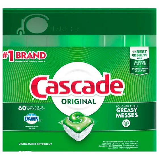 Cascade Original Actionpac Detergente Para Lavavajillas X 60
