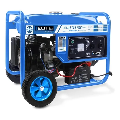 Generador Portatil A Gasolina Max 4kw 4t 15l Elite 2g40