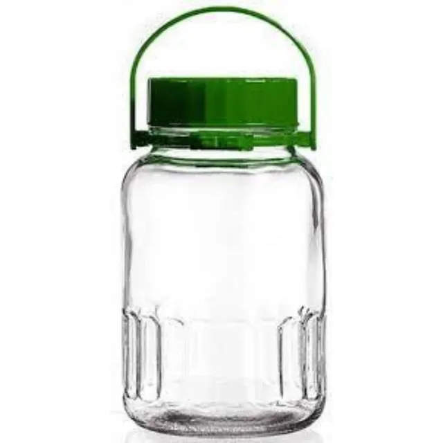 Frasco Vitrolero 8 Litros De Vidrio Con Tapa