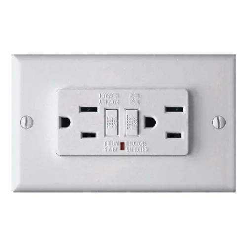 Toma Doble Con Proteccion Gfci Para Humedad Gs13 ht20640