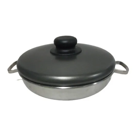 Caldero De Acero  Inoxidable Con Tapa Usado 