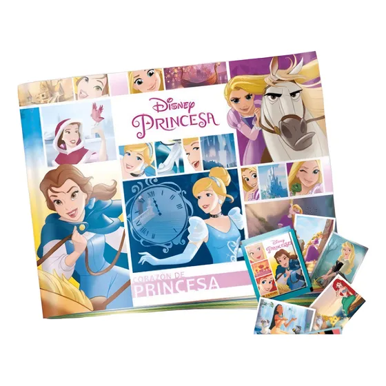 Album + 50 Sobres Corazon De Princesa Panini