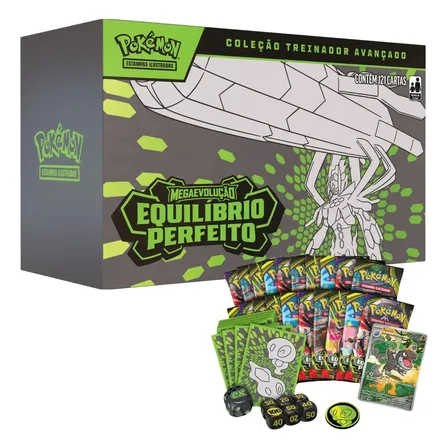 Pokémon Box Treinador Avançado Equilíbrio Perfeito Copag Cartas Pokémon Português