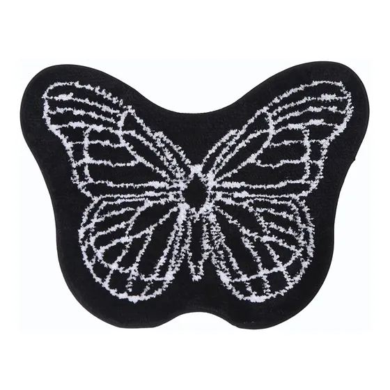 Divertida Alfombra Tapete Baño Bonito Diseño Parte Trasera