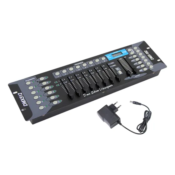 Mesa Controladora Dmx 512 Bivolt 192 Canais Iluminação Led