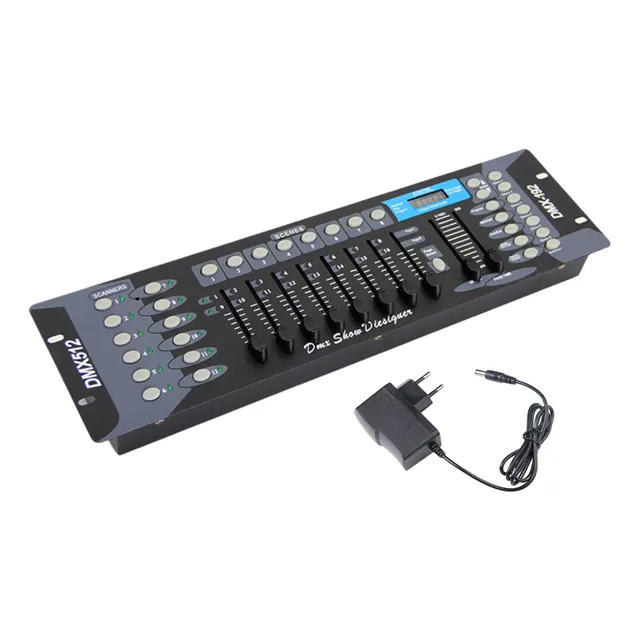 Mesa Controladora Dmx 512 Bivolt 192 Canais Iluminação Led