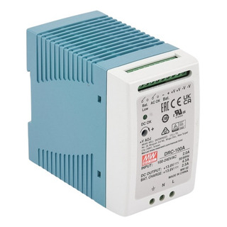 Fuente De Poder Riel Din 12v 100w Con Cargador De Batería Fuente De Poder Riel Din 12v 100w Con Cargador De Batería