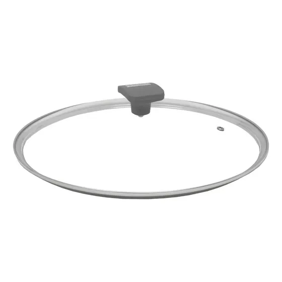 Tapa De Cristal Templado P/ Sartén U Olla 30 Cm Westinghouse Color Gris granito