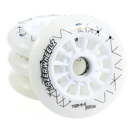 Ruedas Con Luz Marca Flying Eagle, Lazer Wheels, 110 Mm