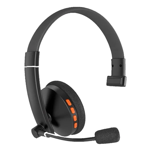 Audifono Con Microfono Auriculares Bluetooth Meetion Bth002 Color Negro Luz No Aplica