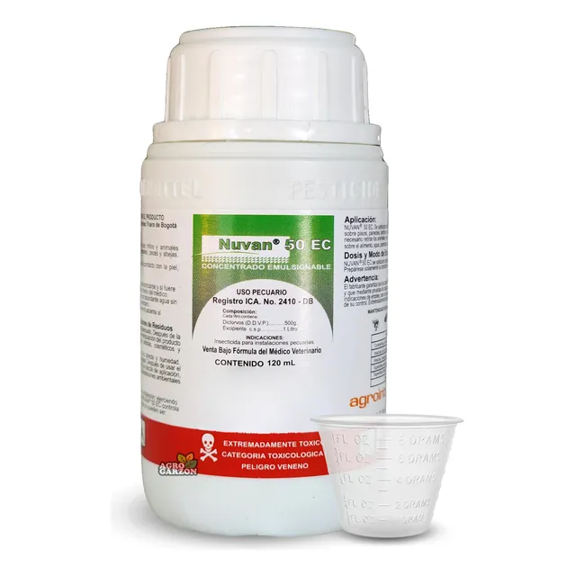 Nuvan 50 Control Insectos Y Acaros En Casas X 120cc