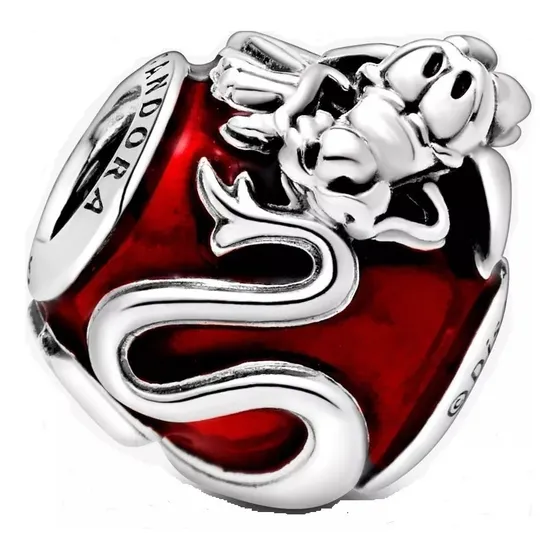 Pandora Charm Mushu De Disney Mulán Con Joyero Color Mushu De Mulan