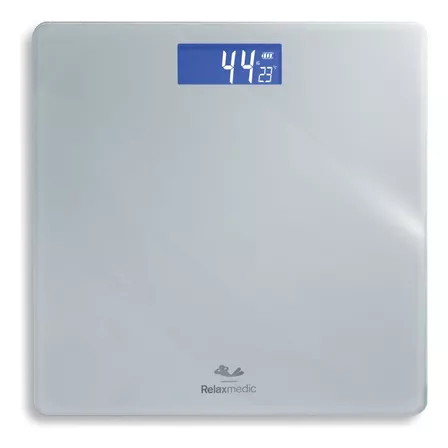 Balança Corporal Digital De Banheiro Cor Branco Rmbd0628a Relaxmedic 127/220v