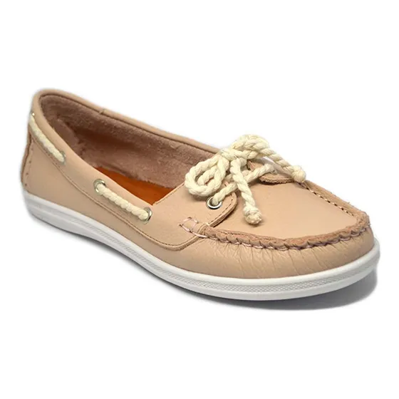 Mocasín Náutico Heiko Mujer Cuero Floter Art 2910