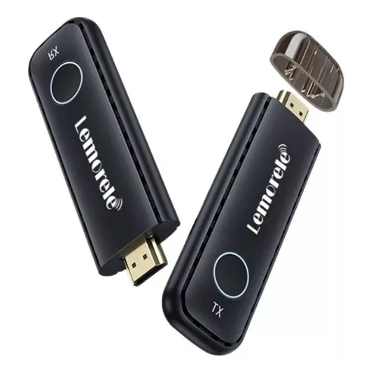 Transmissor E Receptor Extensão Hdmi Sem Fio Wifi Só Plugar