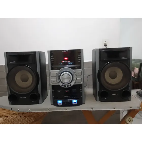 System Sony Genezi Mhc-gtz3 Revisado Preto 280 W