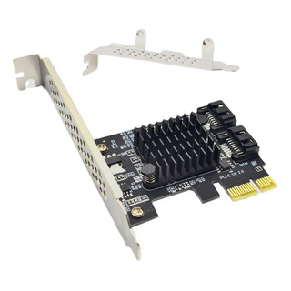 Placa Adaptador Pci-e Pcie X1 2 Portas Sata 3 6gbps Hd Ssd Placa Adaptador Pci-e Pcie X1 2 Portas Sata 3 6gbps Hd Ssd