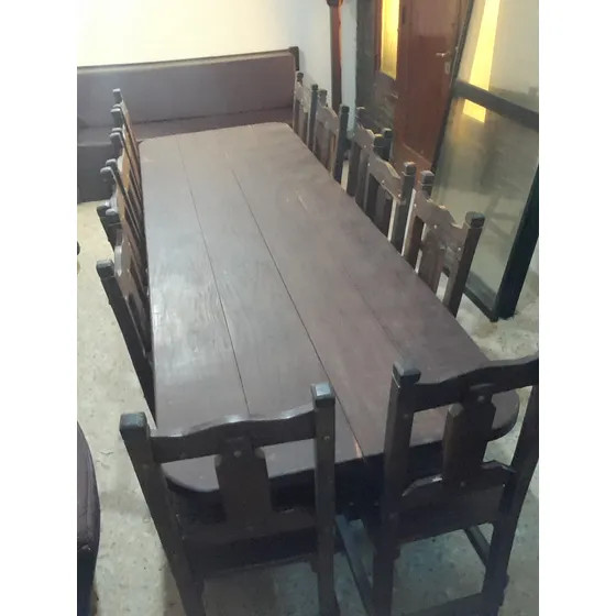 Mesa Con 12 Sillas De Quebracho