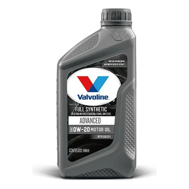 Aceite 100% sintético Valvoline 0w20 Api Sp Ilsac Gf-6, 946 ml