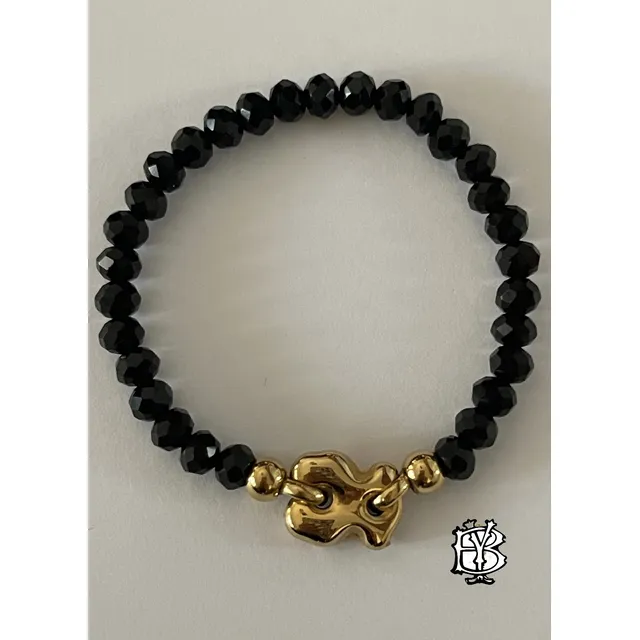 Pulsera De Dama Elástica En Cristal Diseño Tous