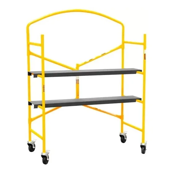Andamio Con Ruedas Y Frenos Para 220 Kg Y 1.27m Altura