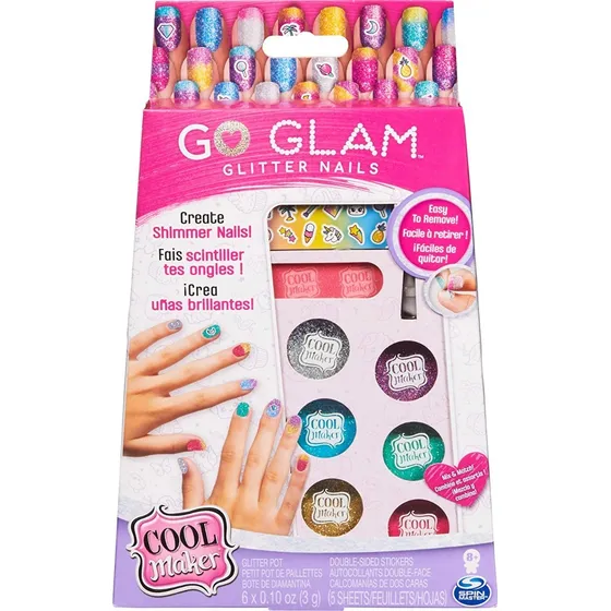 Cool Maker Go Glam Kit De Actividades 5 Manicuras Purpurina