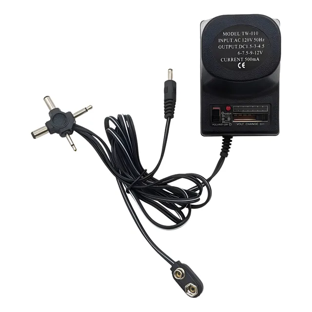 Adaptador Unive Regulable 1.5v A 12v Cambio Polaridad - King