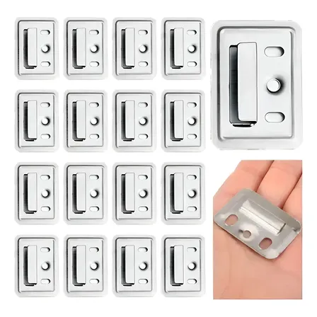 500pz Grapas Industriales Para Lambrin Interior Decorativo Plateado